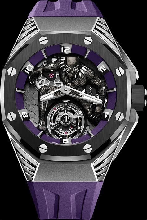 audemars piguet black panther watch price|Audemars Piguet royal oak marvel.